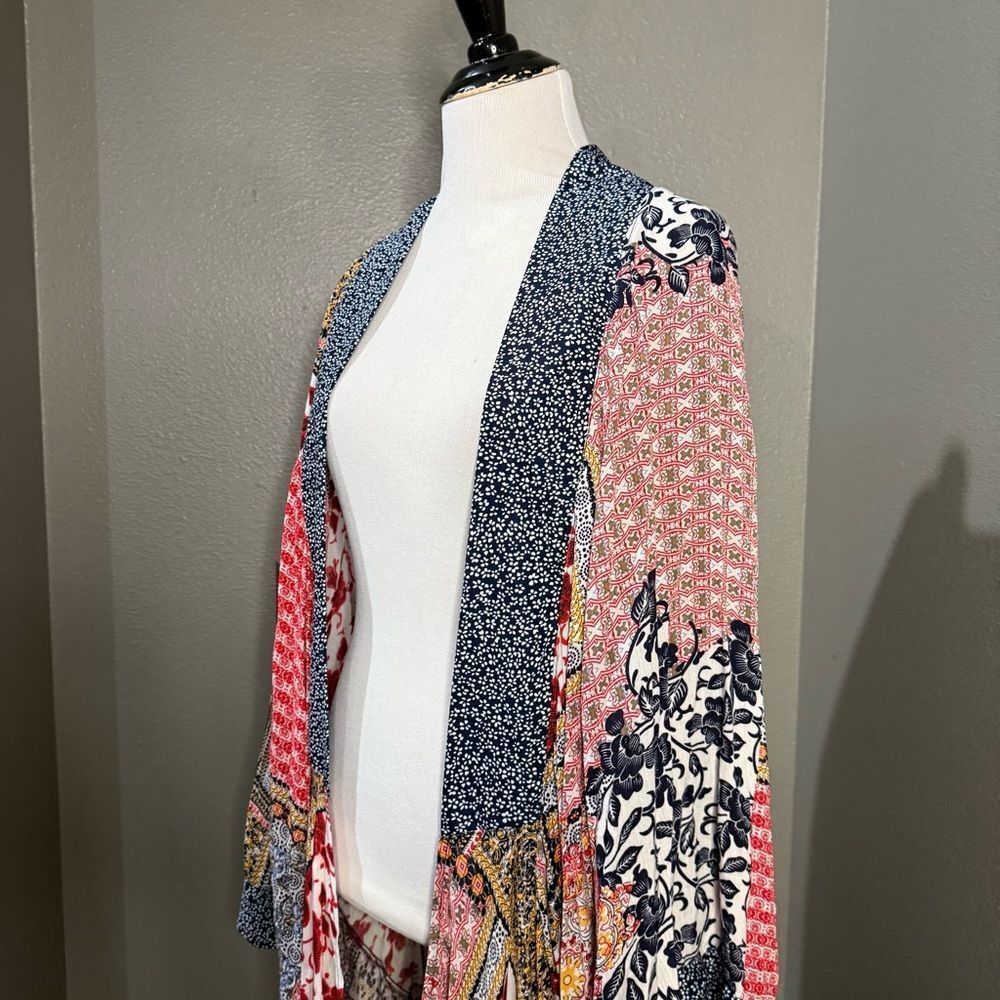 Umgee Multicolor Patterned Cardigan - image 2